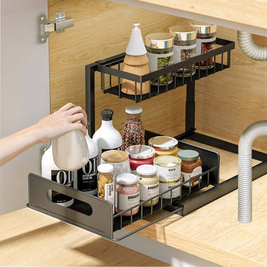 Duhome Steel Under Sink Organizer