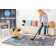 Naar Payas Area Rugs, Blue/Traditional Accent Power Loom Machine -Crafted Rug