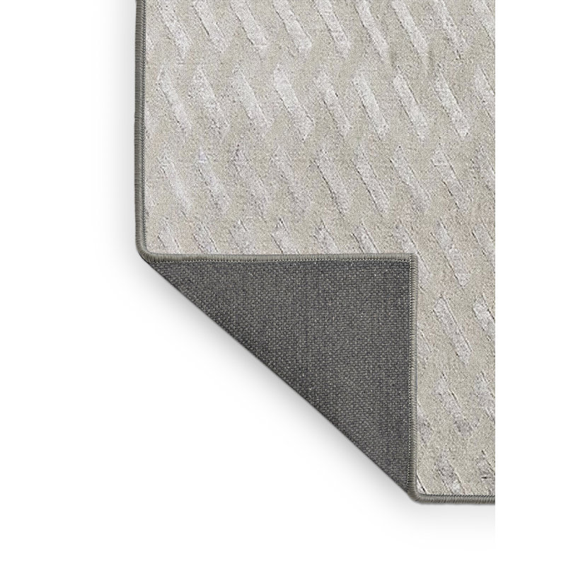 Tapis gris à motif géométrique guinn, Rectangle 2 pi x 3 pi