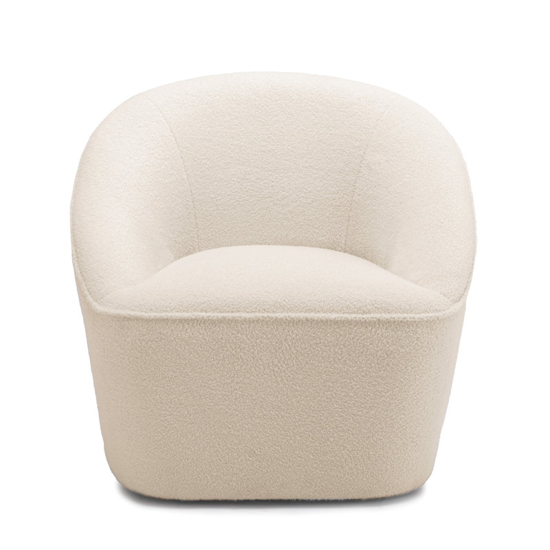 Fauteuil pivotant Boucle pour la maison, doux et confortable