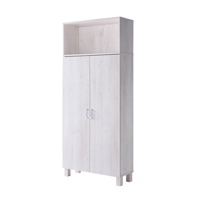 Alaeddine 31.25 " W Armoire, White Oak