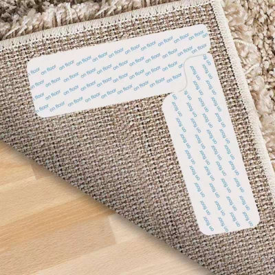 Denetra Dual Surface 0.24'' Thick Non Slip Rug Tape / Adhesive