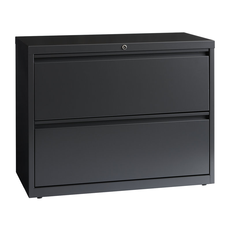 36'' Wide 2 -Drawer Steel File Cabinet, Charcoal