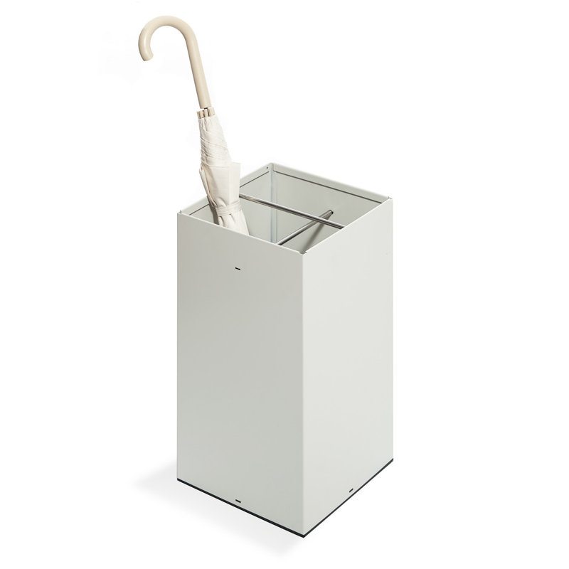 Riga Metal Freestanding Umbrella Stand, White
