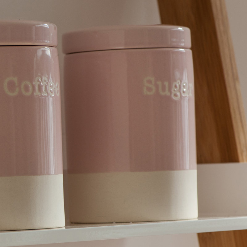 Stoneware Jar, Pink