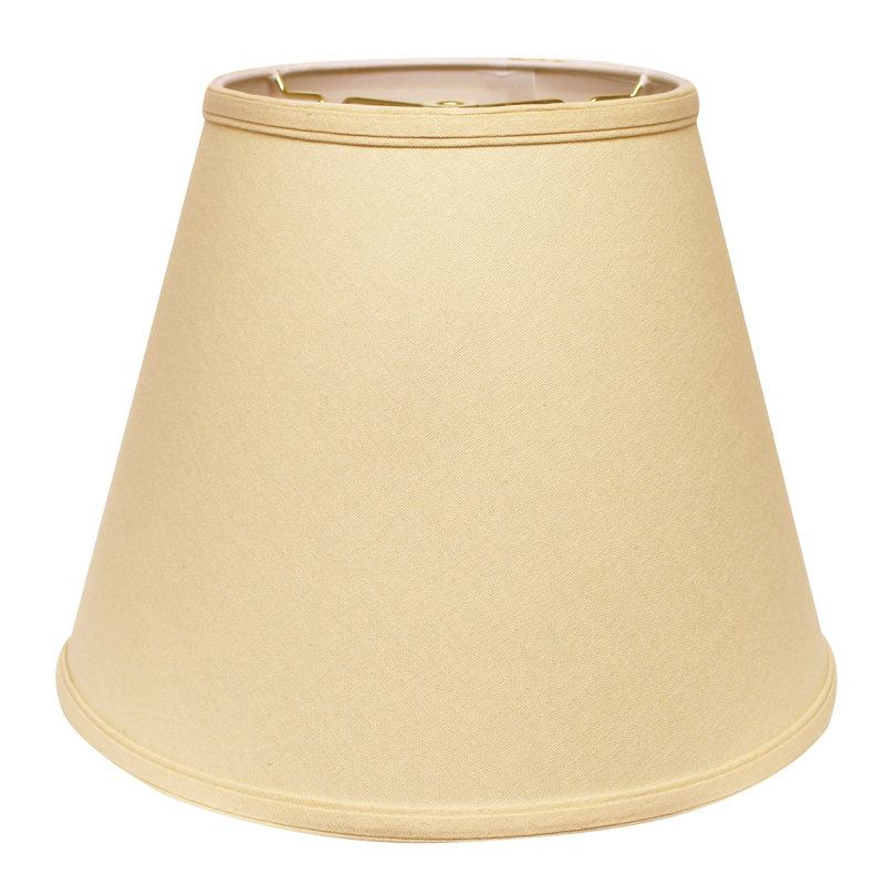 Abat-jour en lin 16 po Empire, Beige