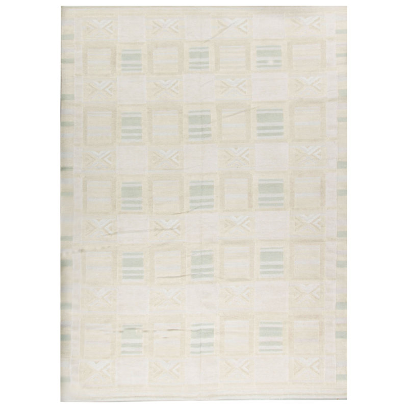 Area Rug in Oatmeal/Greeny