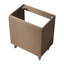 Meuble de rangement autoportant de 76 cm (30 po) avec portes à double bande, sans lavabo ni comptoir, sans robinet, sans bonde ni couvercle d'évier, couleur Heidelberg imitation bois-1459697205