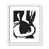 Cadre photo blanc mat