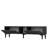 Modern TV Stand, Anthracite, 59.1 x 15.9 x 12.6 Inches | 100% Melamine Coated Particle Board, Thickness: 0.7 Inches | Wall-Mountable Design, Stylish Geometric Look, Perfect for Living Room & Entertainment Spaces-725440103