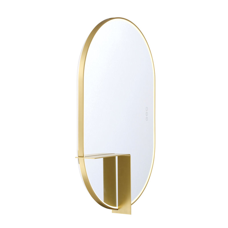 Miroir Linden, Doré, 36 po x 24 po