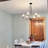 Baretta 6 - Light Steel Dimmable Chandelier-329285501