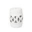 Tabouret tambour en céramique émaillée 10,5 po x 17 po - Table d'appoint intérieure / extérieure - Tabouret de jardin décoratif