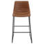 Ensemble de chaises de bar rembourrées en simili cuir Tor Lawrence (ensemble de 2)-1137788989
