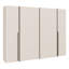 Taire 4 Door Manufactured Wood Wardrobe