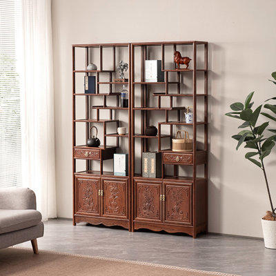 New Chinese Minimalist Style Bookcase