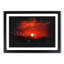Deep Red Sunset In Italy Paint Splash - Framed Print-56915709-56915710