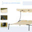 Chaise longue double 67 po avec coussins Wade-535799450