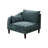 5 Sectional Furniture, Mineral Fabric, Classic Design, 2X Armless Chairs, 33"X27"X31", Cushion Pillows Living Room Sectional, Contemporary Style,-604988406