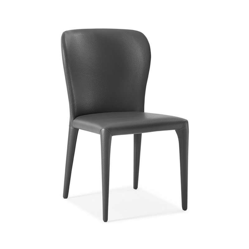 Chaise d’appoint rembourrée en noir Kilmarnock, Noir, 1