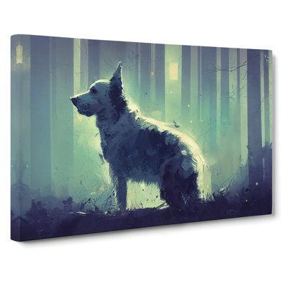 Dog Vol.3 Abstract - Wrapped Canvas Print