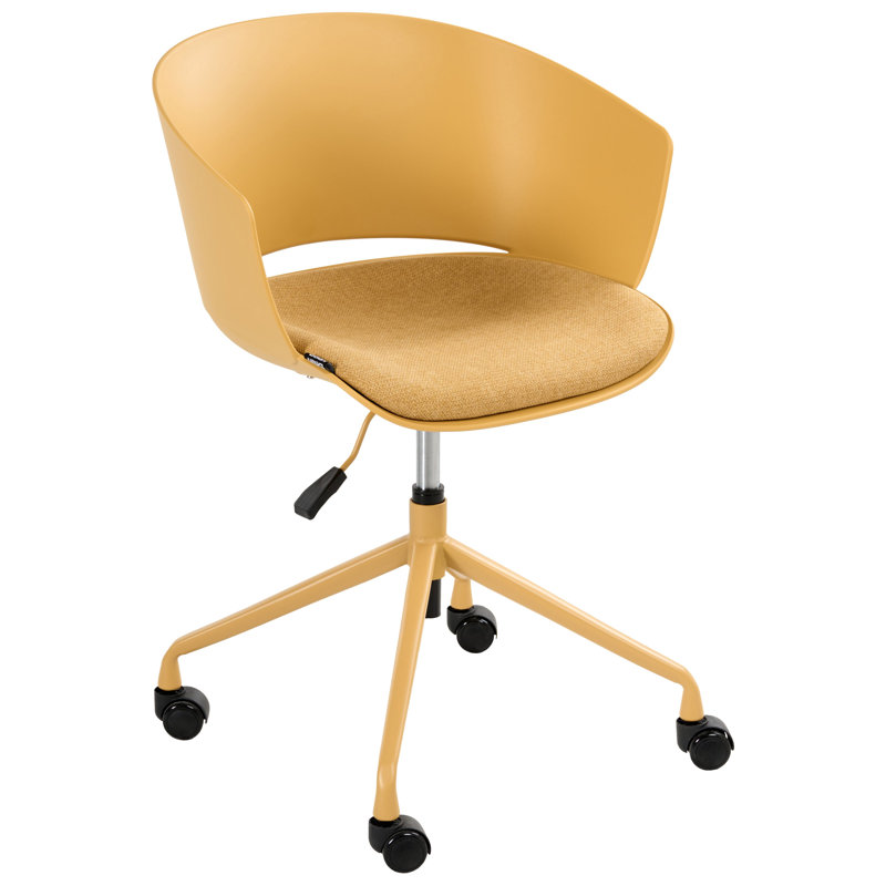 Polyester Office Chair, Yellow
