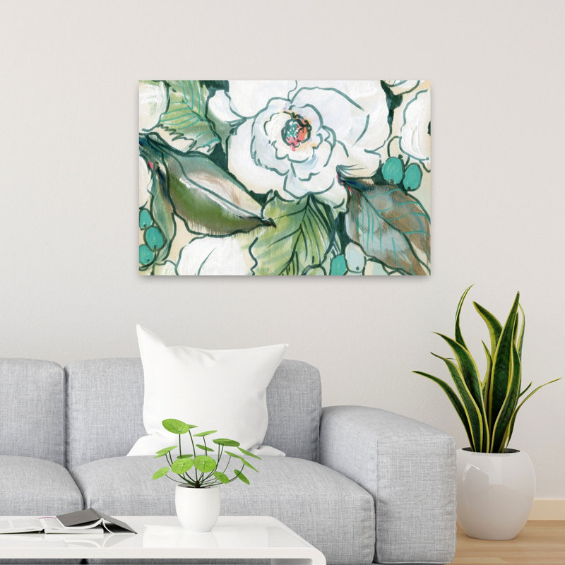 Art floral contemporain Sage Garden, H 36 po x l 24 po