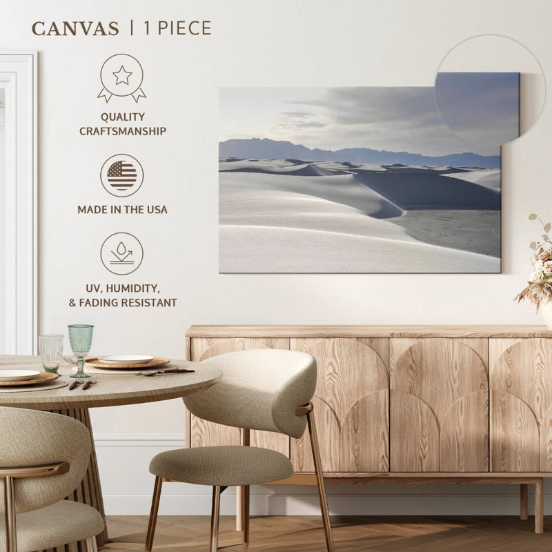 Alvord White Sands, Nouveau-Mexique, H 30 po x l 45 po