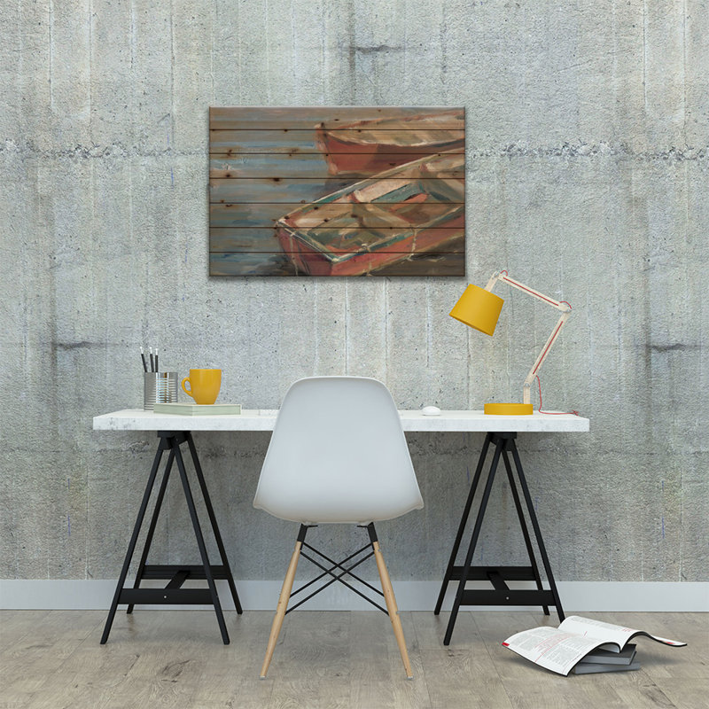«By The Lake I» par Ethan Harper, impression graphique, L 40 po x H 26 po