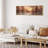 Winter " Snowyest At Dusk Vintage Inspired Stripes Antique Retro Multicolor Extra Large Wall Decor "-96074443-111664875