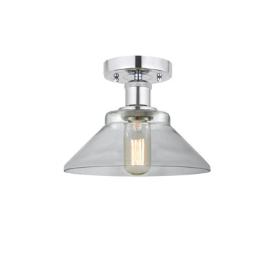 Choccolocco Glass Semi Flush Mount