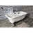 Kingston Brass Aqua Eden 67-Inch Cast Iron Rectangular Double Ended Clawfoot Tub (No Faucet Drillings)-36261717