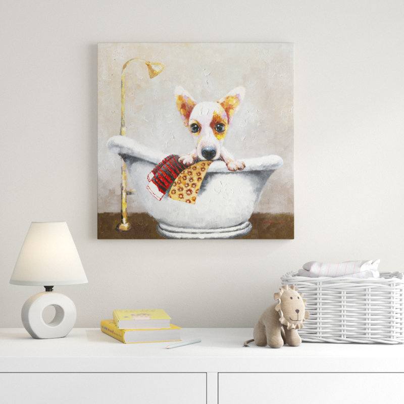 « bain time i », art sur toile