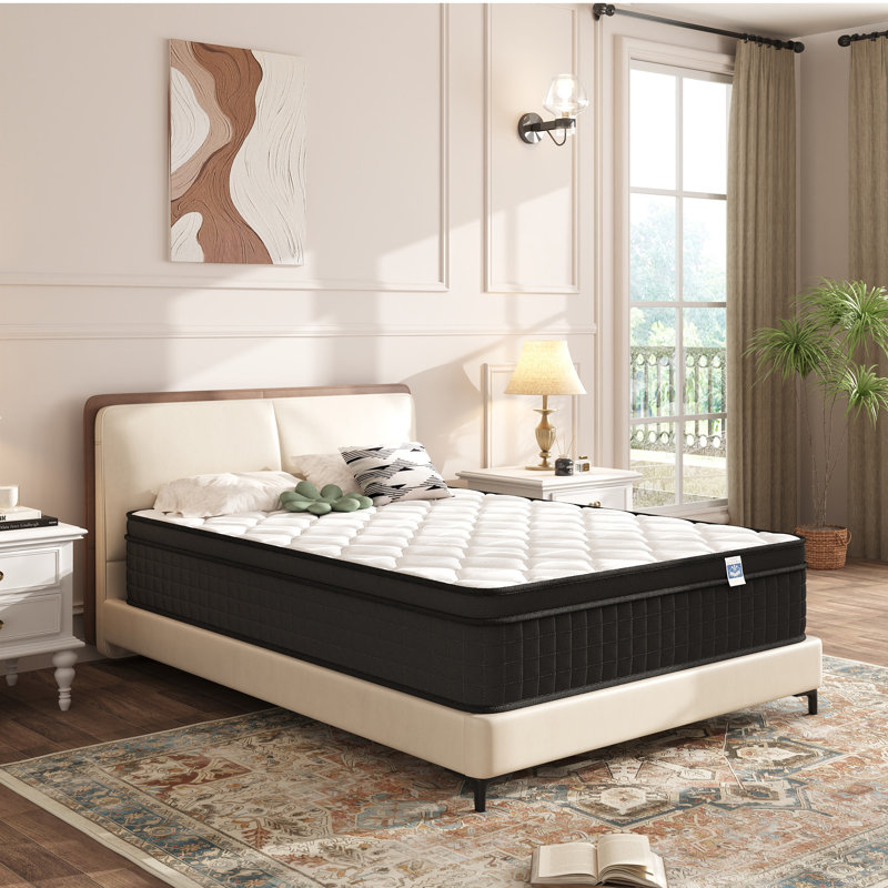 12" Firm-Medium Gel Memory Foam Hybrid Mattresses, CertiPUR-US, OEKO-TEX Certified, Full, 12"
