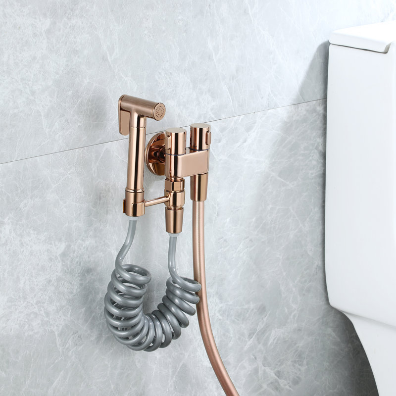 Siège de bidet allongé à la main, Or rose