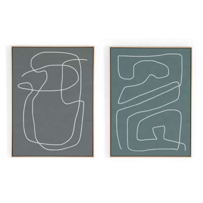 Line Abstract Painting by DAN HOBDAY