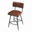 Tabourets de comptoir pivotants en similicuir