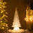 18.5"H Christmas Lighted Rotating Table Tree