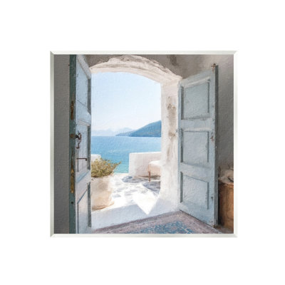 " Coastal Greek Villa " Color Photography Print