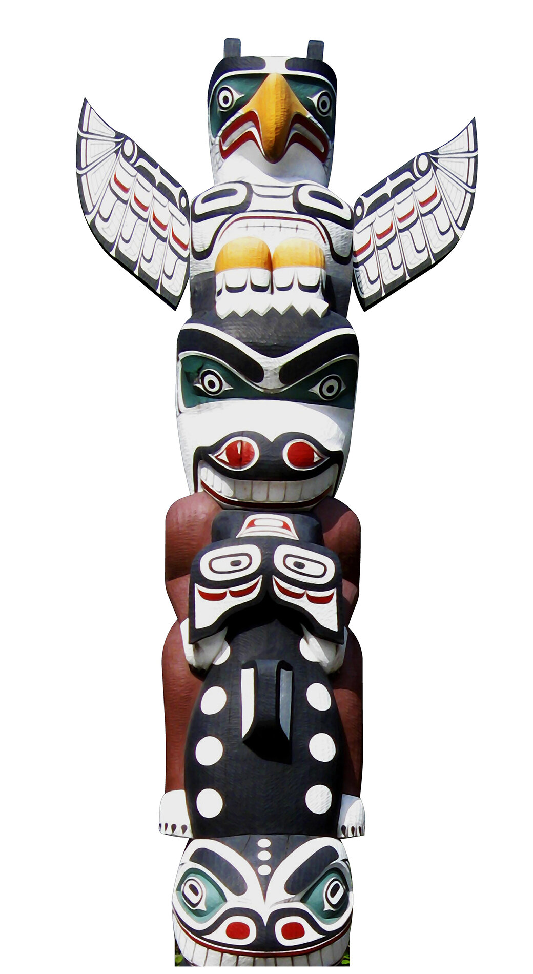 Star Cutouts Totem Pole Cardboard Standup | Wayfair