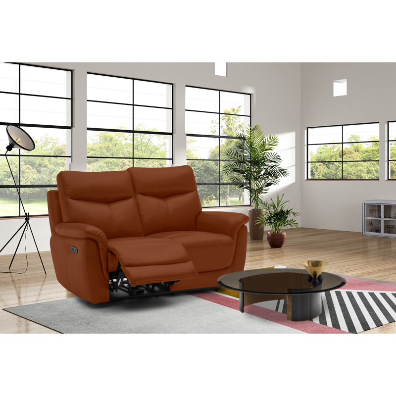 Holland 2 Seater Manual Recliner, Saddle