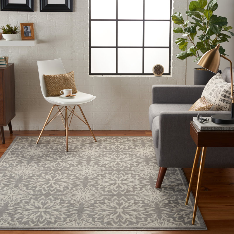 Floral Area Rug, Rectangle 160 x 221cm