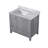 Jacques 36 in. W x 22 in. D Left Offset Bath Vanity and Carrara Marble Top-40408798