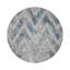 Sous-verres ronds en cuir à chevrons Opulence-119015023