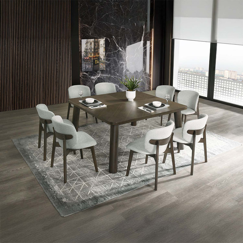 Square Dining Table , Walnut