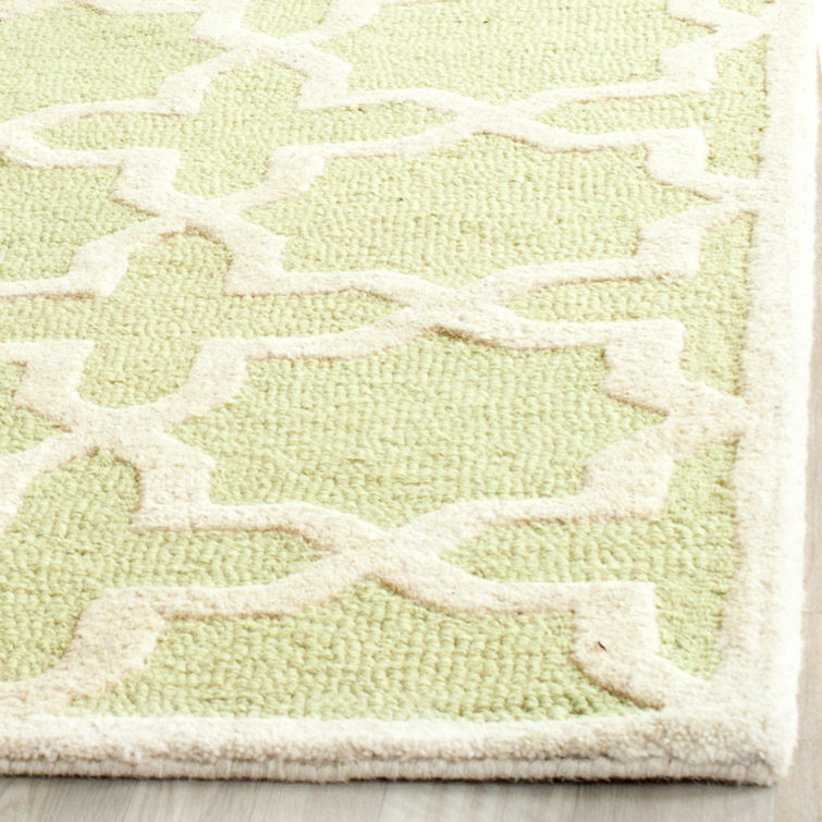 Von Geometric Wool Hand Woven Area Rug