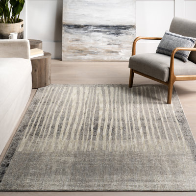 Tapis rayé moderne Emely