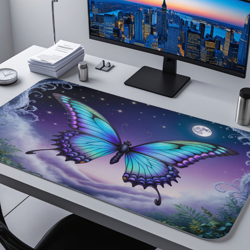 Polyester Desk Pad, 31.5x15.5