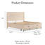Lit plateforme avec rangement Demmer-97935662