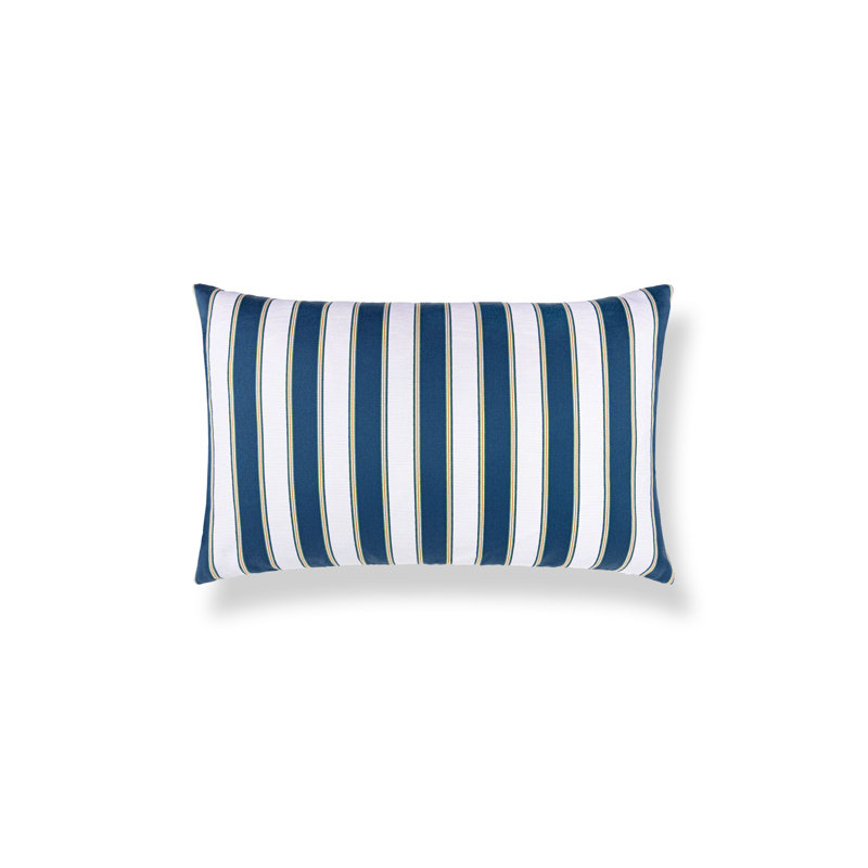LEGENDS PILLOW, Porcelain Piano Stripe, Rectangle 14"H x 22"W